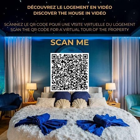 Lit Rond Tres Grand Et Confortable - Garage Possible Ou Parking Gratuit Rue - Gare 2 Min Et Ville 4 Min En Tram - Ciel Etoile - Netflix Videoprojecteur - Luxe Et Evasion ستراسبورغ المظهر الخارجي الصورة
