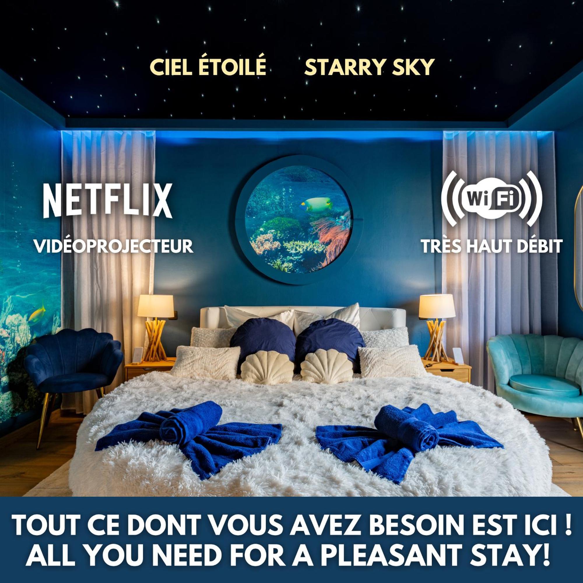Lit Rond Tres Grand Et Confortable - Garage Possible Ou Parking Gratuit Rue - Gare 2 Min Et Ville 4 Min En Tram - Ciel Etoile - Netflix Videoprojecteur - Luxe Et Evasion ستراسبورغ المظهر الخارجي الصورة