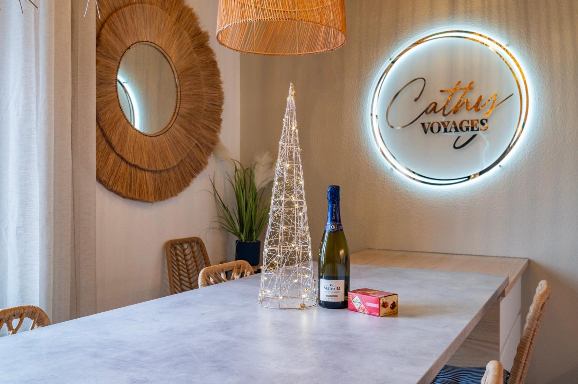 Lit Rond Tres Grand Et Confortable - Garage Possible Ou Parking Gratuit Rue - Gare 2 Min Et Ville 4 Min En Tram - Ciel Etoile - Netflix Videoprojecteur - Luxe Et Evasion ستراسبورغ المظهر الخارجي الصورة