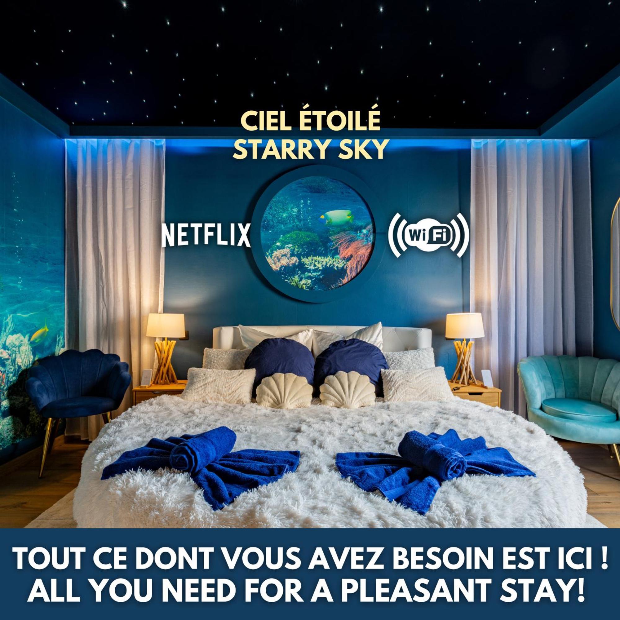 Lit Rond Tres Grand Et Confortable - Garage Possible Ou Parking Gratuit Rue - Gare 2 Min Et Ville 4 Min En Tram - Ciel Etoile - Netflix Videoprojecteur - Luxe Et Evasion ستراسبورغ المظهر الخارجي الصورة